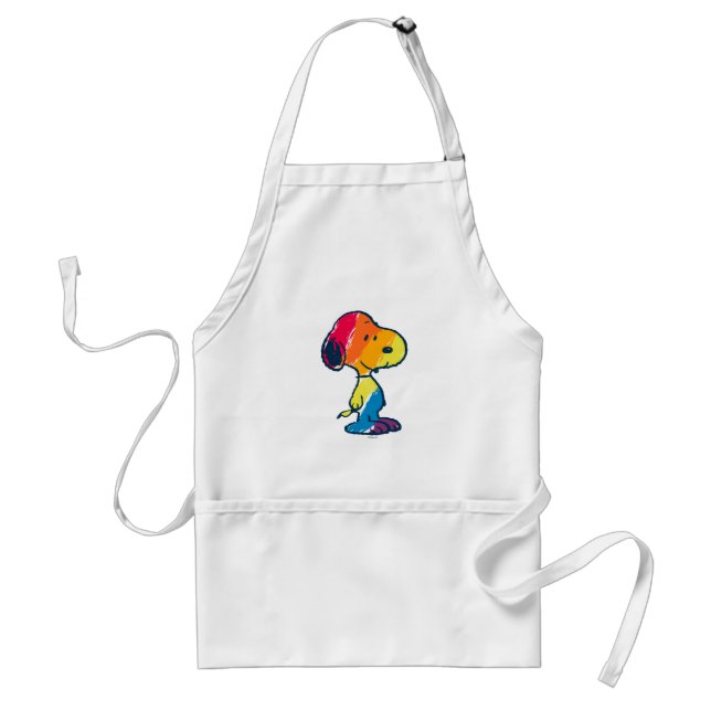 Tablier Rainbow Snoopy (Devant)