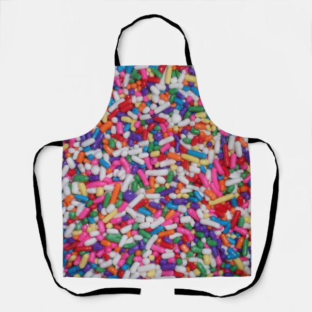 Tablier Rainbow Sweet Candy Sprinkings Apron (Recto)