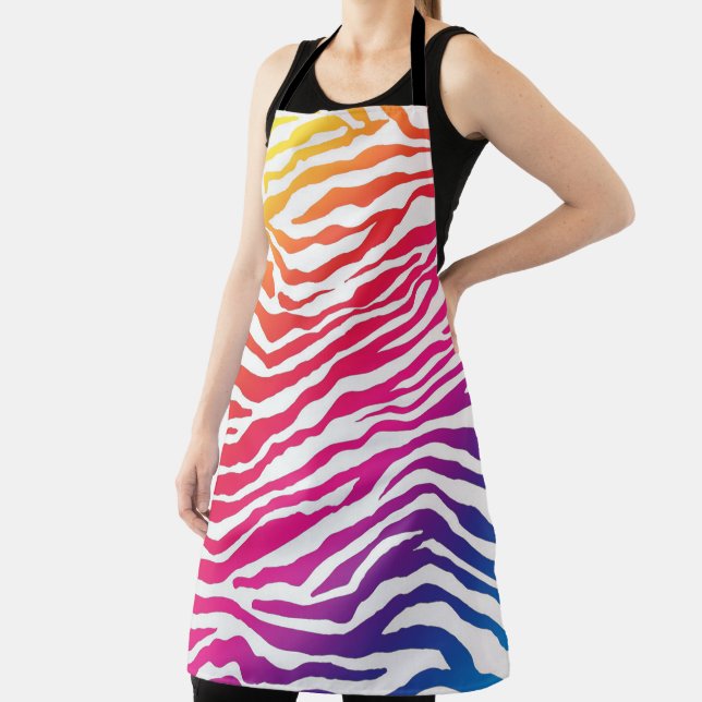 Tablier Rainbow Zebra (Insitu)