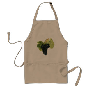 Tablier Raisin de vigne biologique vin rouge vintage, nour