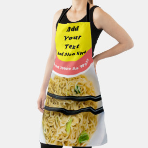 Tablier Ramen Noodle Packet Custom Message Funny