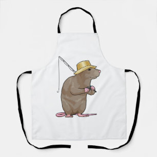 Tablier Rat À La Pêche Avec Baguette De Pêche