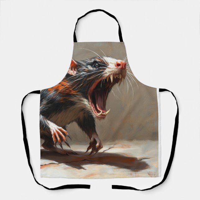 Tablier Rat monstrueux  (Recto)
