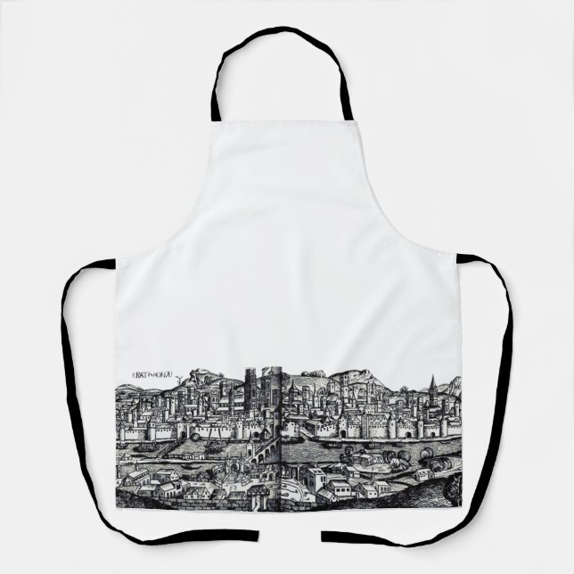 Tablier Ratisbonne ville de l'est de la Bavière (Recto)