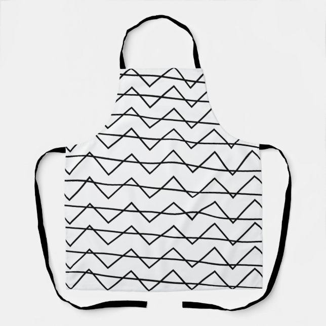 Tablier Rayure Chevron  (Recto)