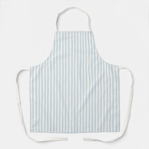 Tablier Rayures Bleues Blanches Élégantes