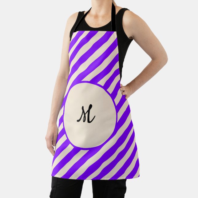 Tablier Rayures violettes (Insitu)