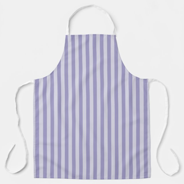 Tablier Rayures violettes (Recto)