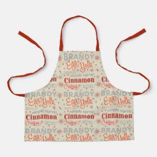 Tablier Recette d'évaluation de la typographie