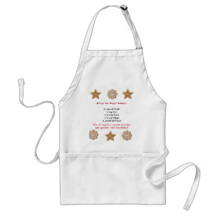 Tablier Recette Pour Joyeux Vacances Apron