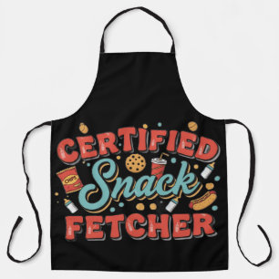 Tablier Récupérateur de Snacks Certifié Humour de Parental