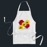 Tablier Red and Yellow Gerber Daisy Close Up Photographs<br><div class="desc">Aprons are great for keeping clothes clean and stain free when making crafts, gardening and of course cooking. This apron is adorned with red and yellow Gerber Daisy close up photographs individually set in place. Fill in the template field with your text idea, remove the text or click Customize it!...</div>