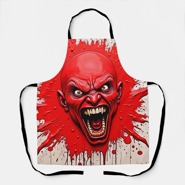 Tablier Red Demon Fury Art (Recto)