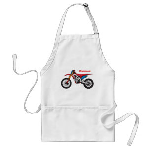 Tablier Red dirt bike motorcycle