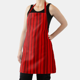Tablier Red Maroon Design Motif