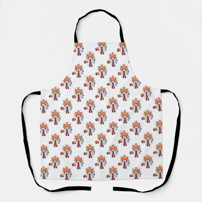 Tablier Red Panda Nurse Apron (Recto)
