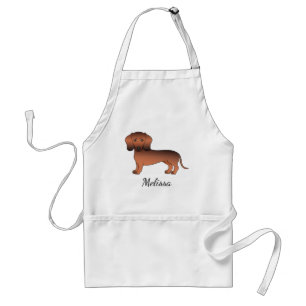 Tablier Red Sable Cheveux court Dachshund Dessin Chien et 