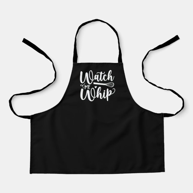 Tablier Regardez-moi Whip Funny Cute Baking Cuisine cuisin (Recto)