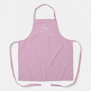Tablier Reine Boulangère Personnalisée Tabardère Blanc T