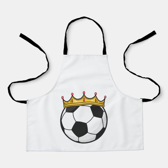 Tablier Reine de la couronne de football (Recto)