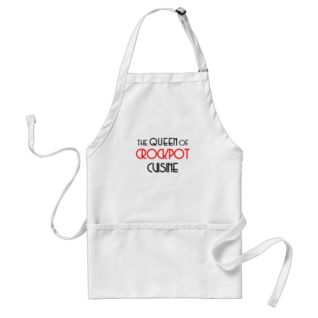Tablier reine de la cuisson au mijoteuse (Devant)