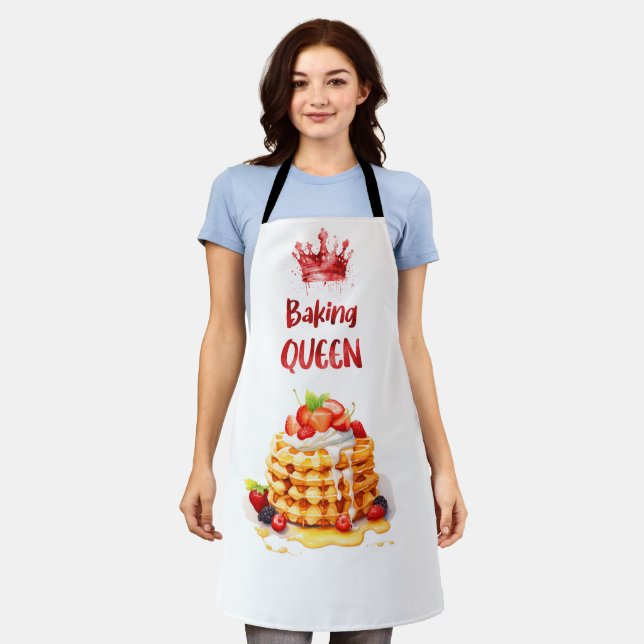 Tablier Reine de la pâtisserie (Porté)