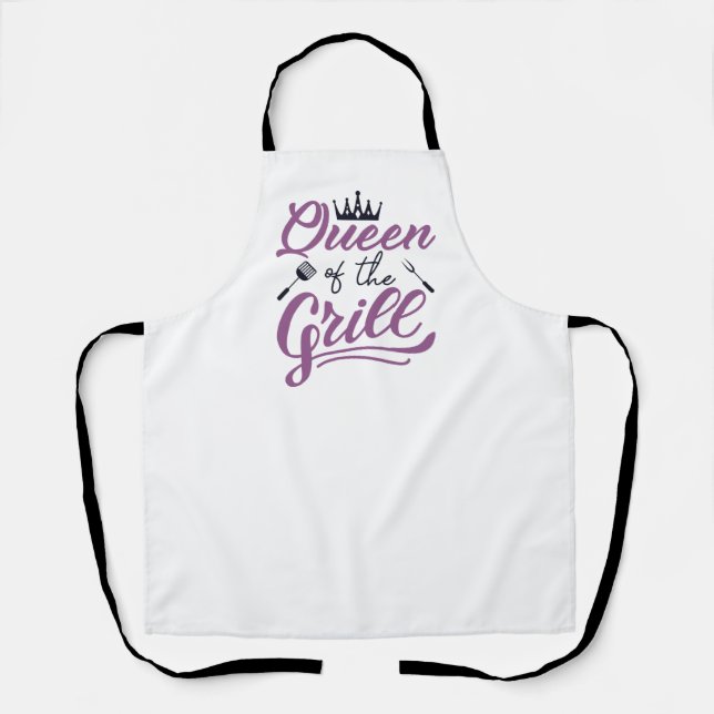 Tablier Reine Du Grill (Recto)