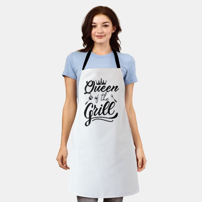 Tablier Reine Du Grill (Porté)