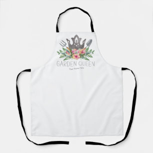 Tablier Reine du Jardin Bohème Aquarelle Jardinier