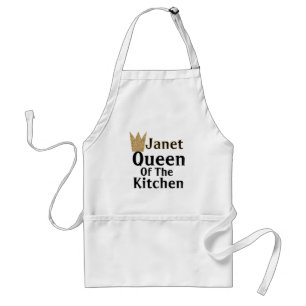 Tablier Reine Personnalisée De La Cuisine