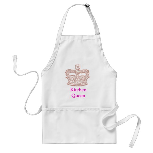 Tablier reine, reine de cuisine (Devant)