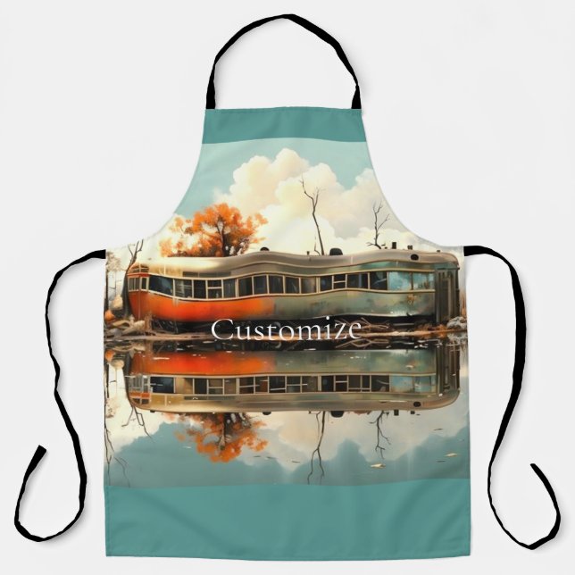 Tablier Remorque Caravan vintage RV Thunder_Cove (Recto)