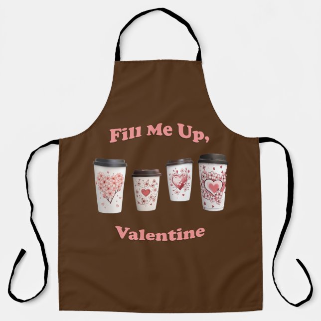 Tablier Remplissez-Moi, Valentine ! (Recto)