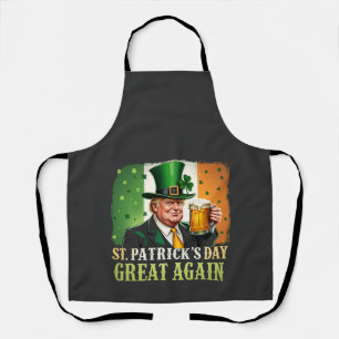 Tablier Rendre la grandeur de Saint Patrick à Trump Irish
