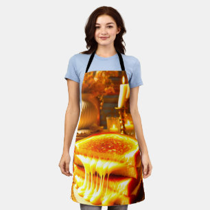 Tablier Repas Confort aux chandelles : Sandwich au fromage