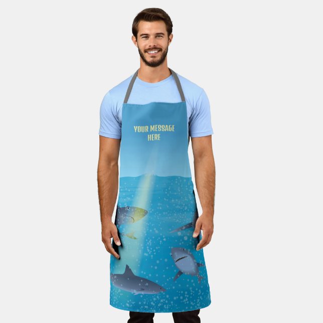 Tablier Requins (Porté)