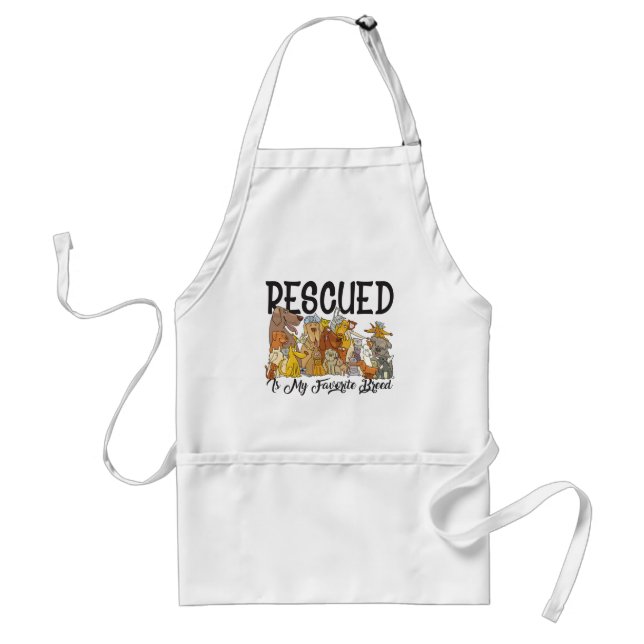 Tablier Rescue Dog Cat Shelter Apron (Devant)