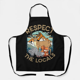 Tablier Respectez Le Racon Du Cerf Possum Oiseau Locale