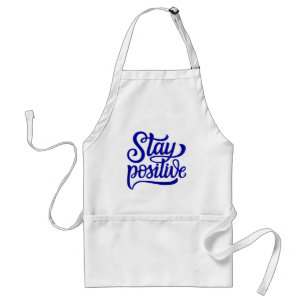 Tablier Rester bleu positif