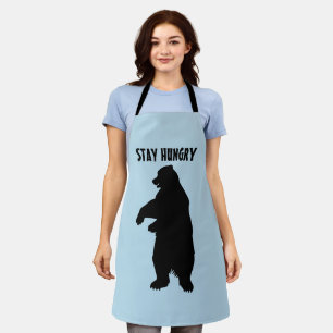 Tablier RESTER FAIM GRIZZLY PORTER CUISINE Apron POUR MAMA