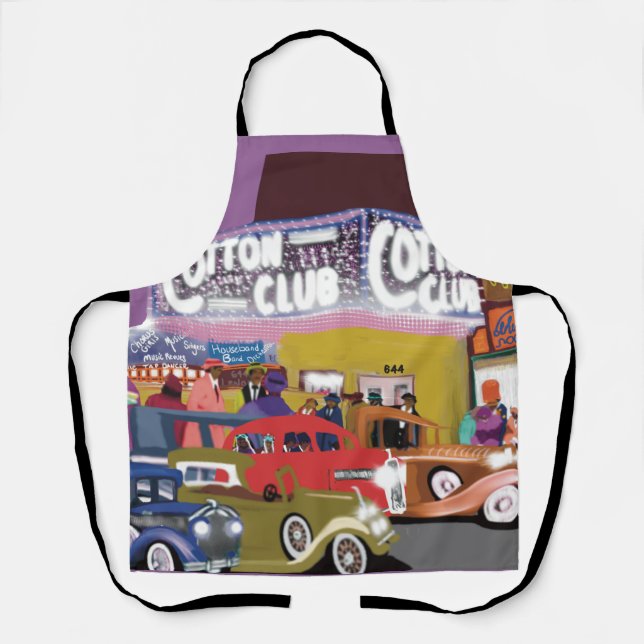 Tablier Retour en arrière avec Cotton Club 1920 Vibes (Recto)