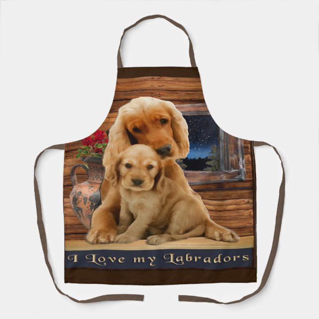 Tablier Retriever du Labrador (Recto)