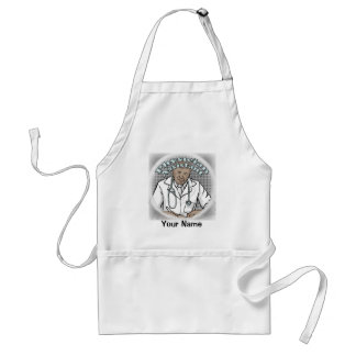 Tablier Retro Afro Médecin Assistant Apron