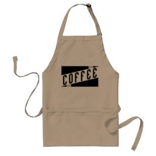 Tablier rétro café