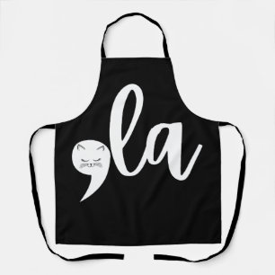 Tablier Retro Cat Comma La Kamala Harris 2024 Election