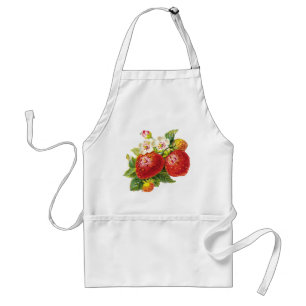 Tablier Rétro fraise