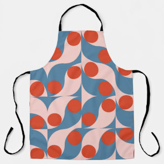 Tablier Retro Géométrique : Mosaïque Vintage moderne.