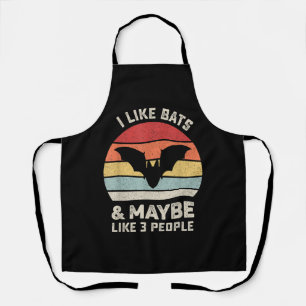 Tablier Retro I Like Bats Chemise Animal Bateau Lover Cade