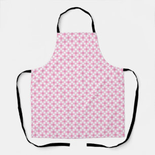 Tablier Rétro rose pois