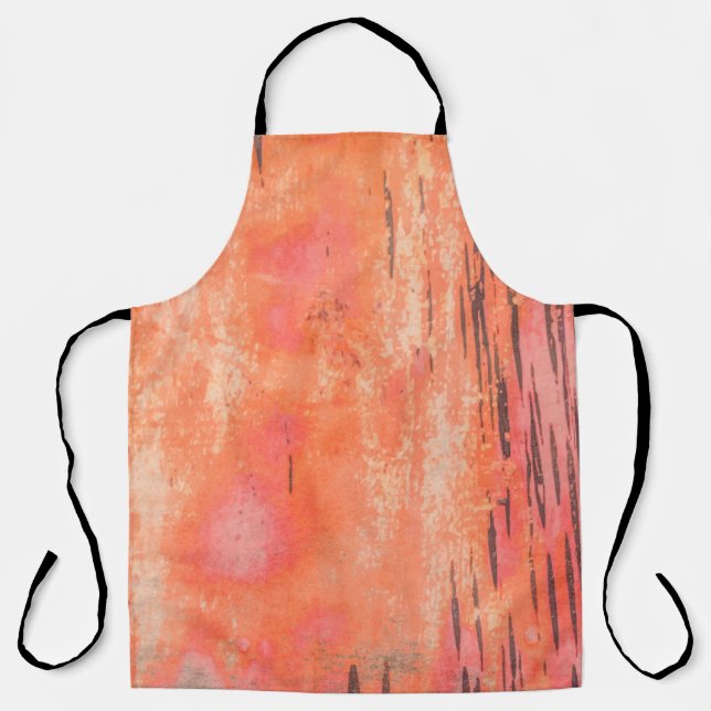 Tablier Retro vintage grunge textureabstrait, art, maison  (Recto)